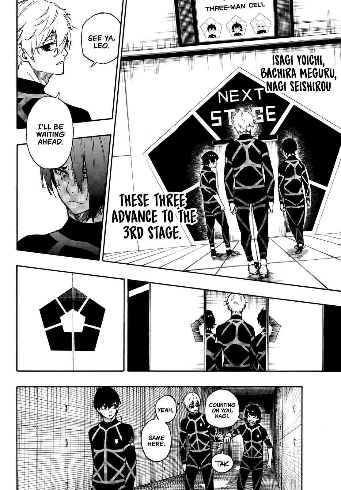 Blue Lock Vol. 6 Ch. 43 A Team of 3