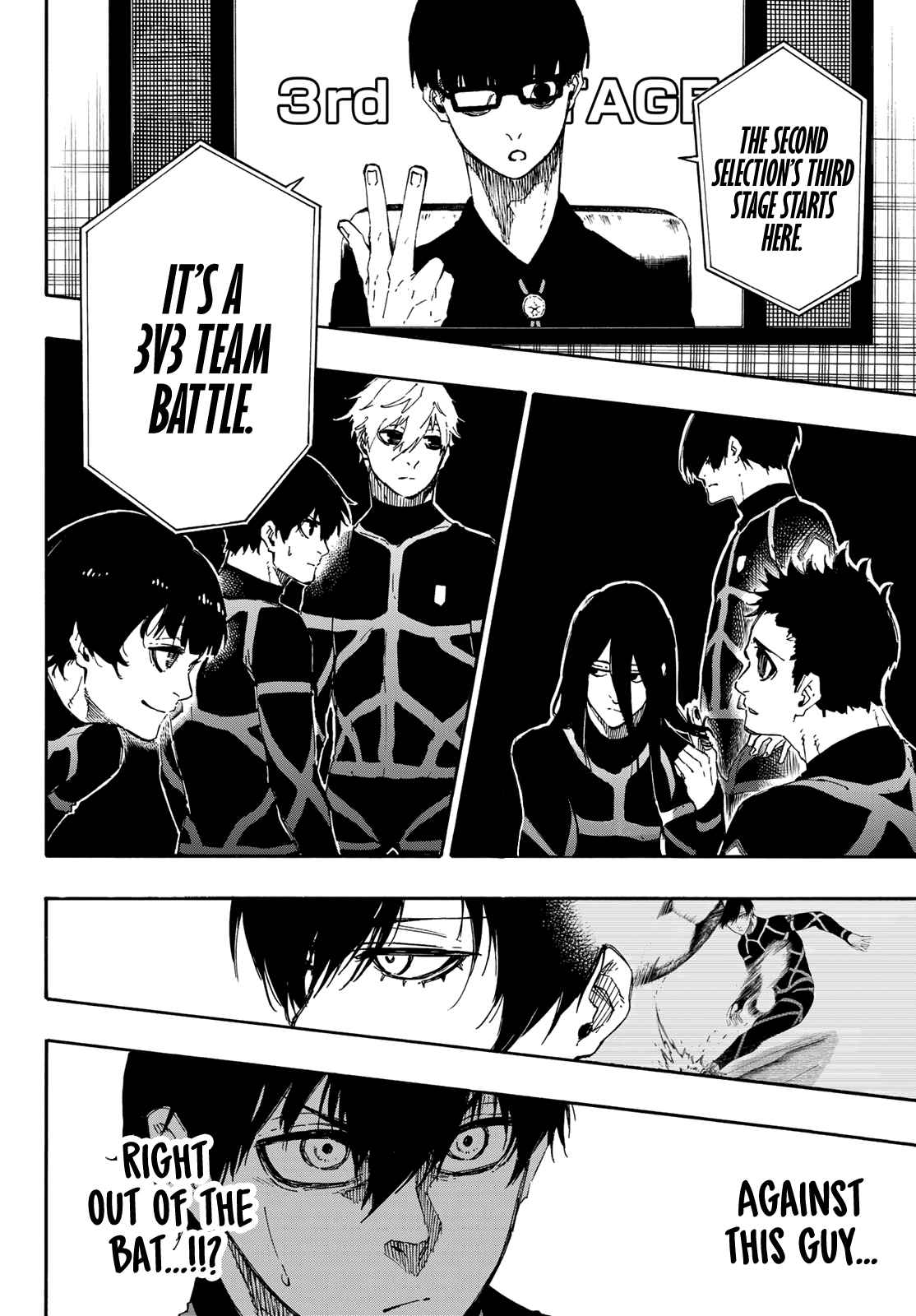 Blue Lock Vol. 6 Ch. 43 A Team of 3