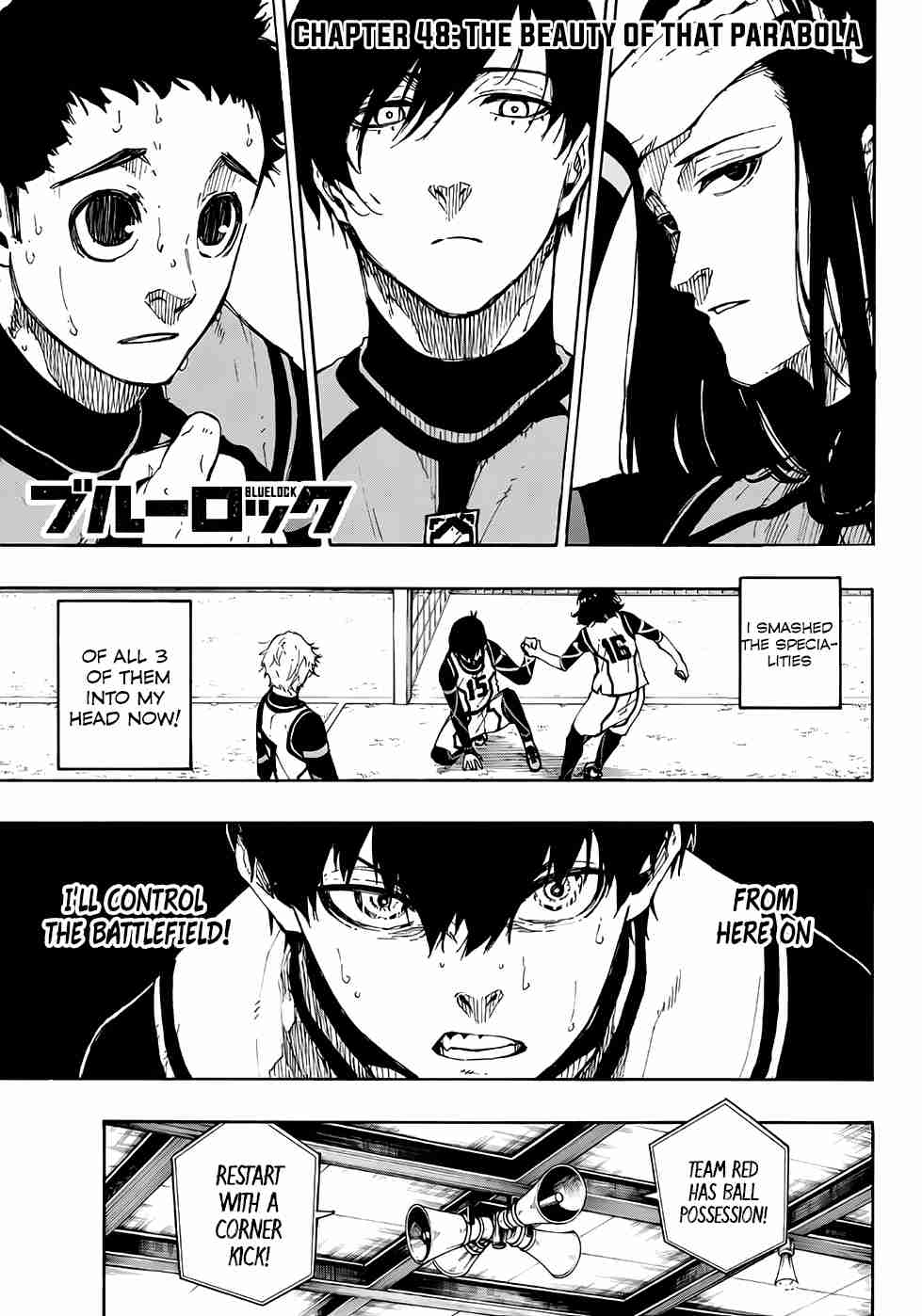 Blue Lock Vol. 6 Ch. 48 The beauty of that Parabola