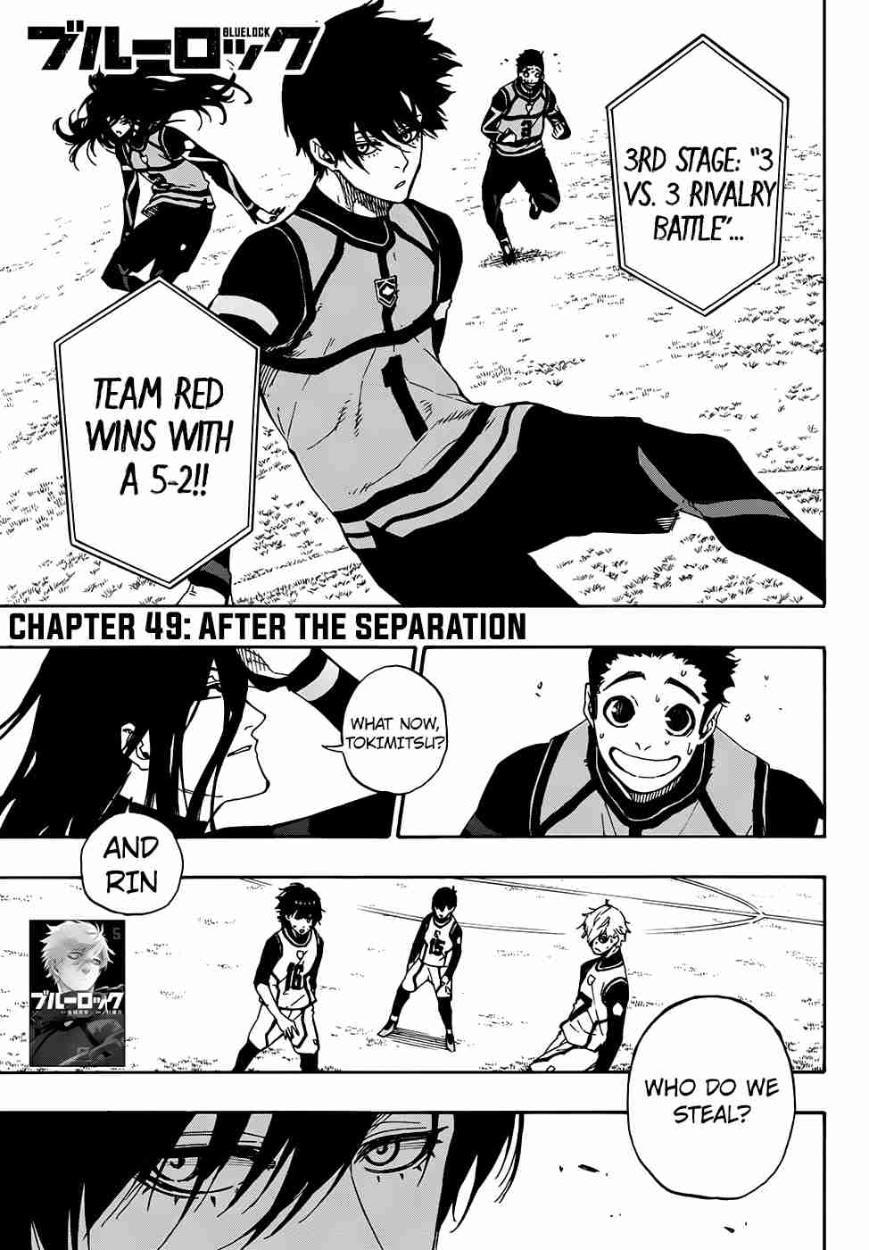 Blue Lock Vol. 6 Ch. 49 After the Separation