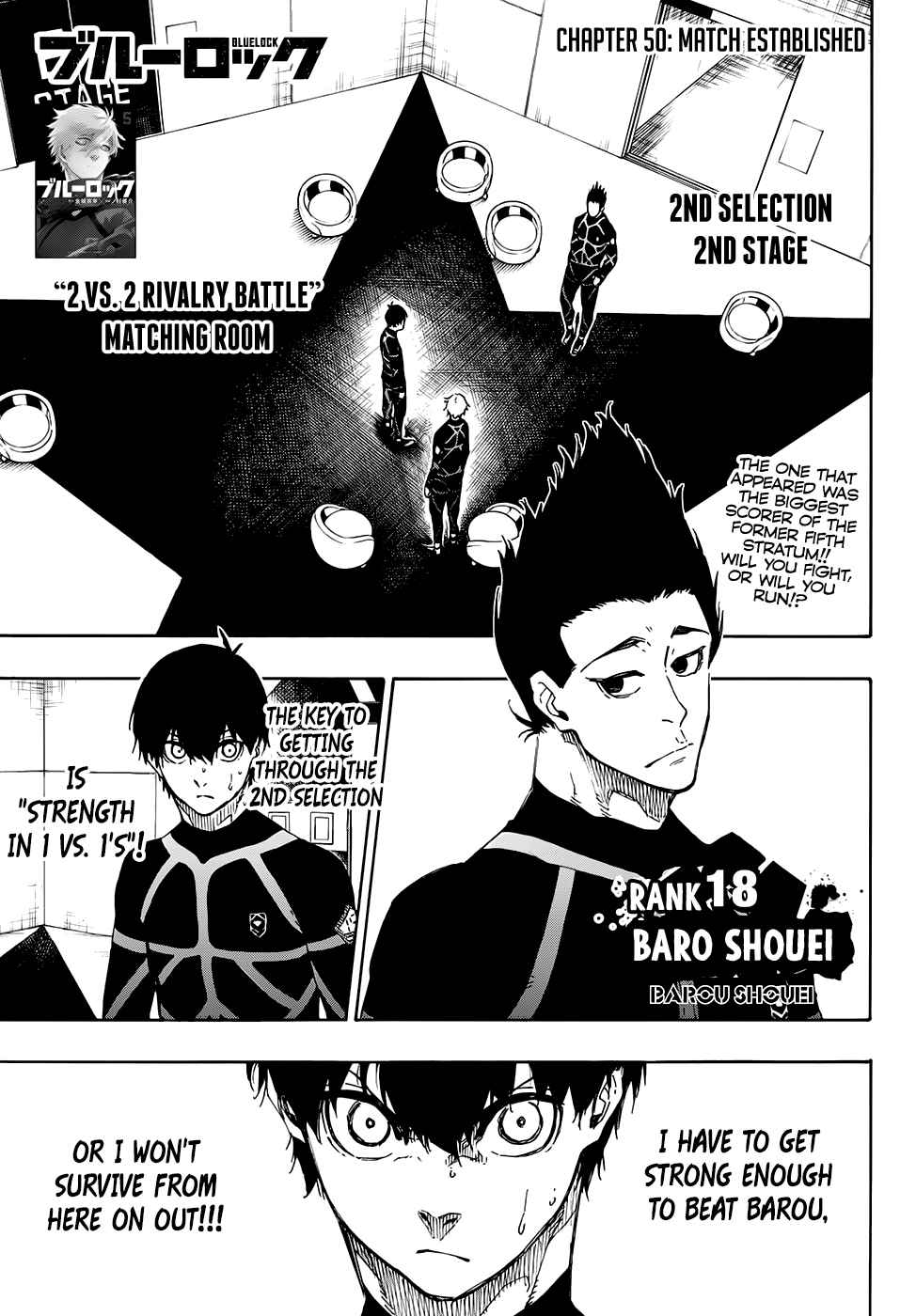 Blue Lock Vol. 7 Ch. 50 Match Established