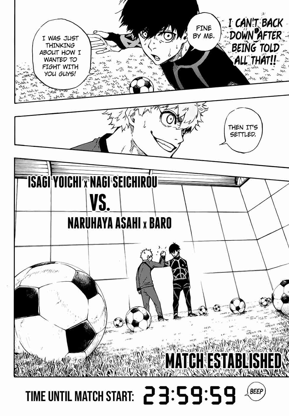 Blue Lock Vol. 7 Ch. 50 Match Established