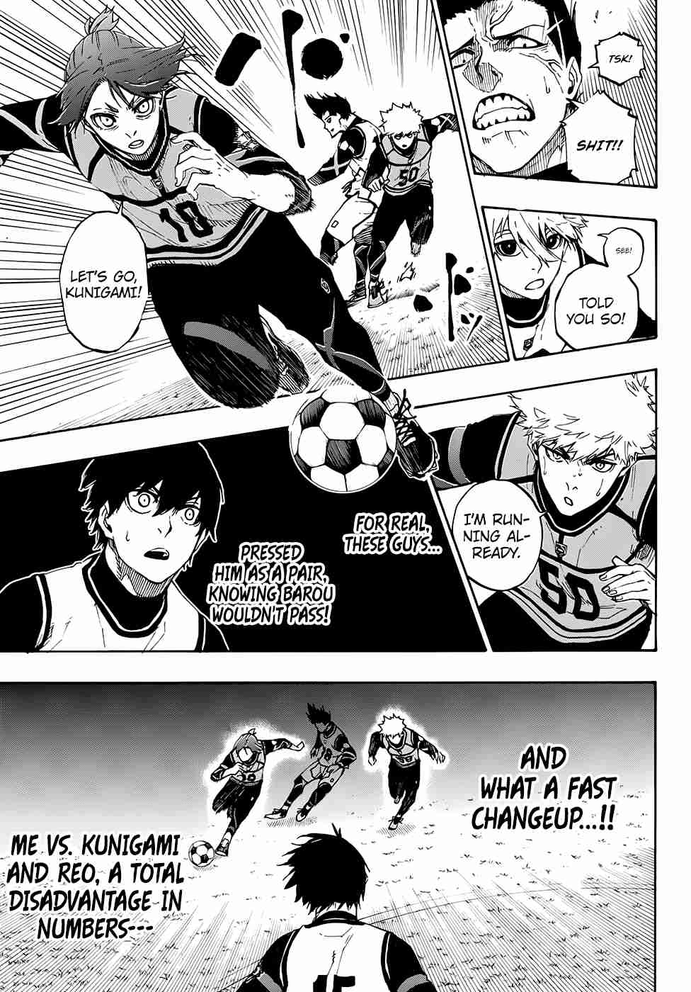 Blue Lock Vol. 8 Ch. 59 Tri Session