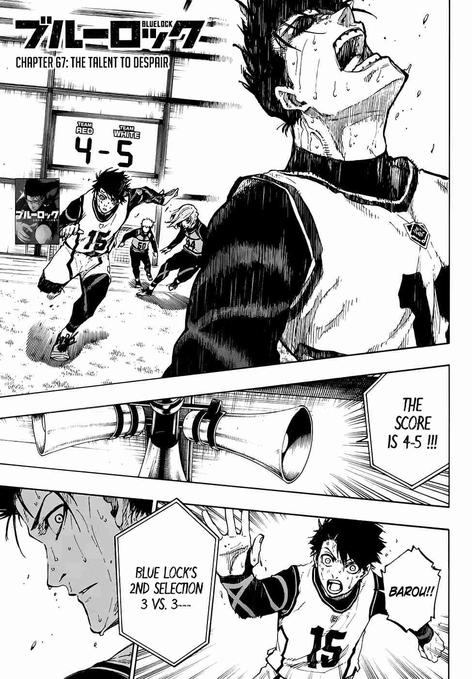 Blue Lock Vol. 8 Ch. 67 The Talent to Despair