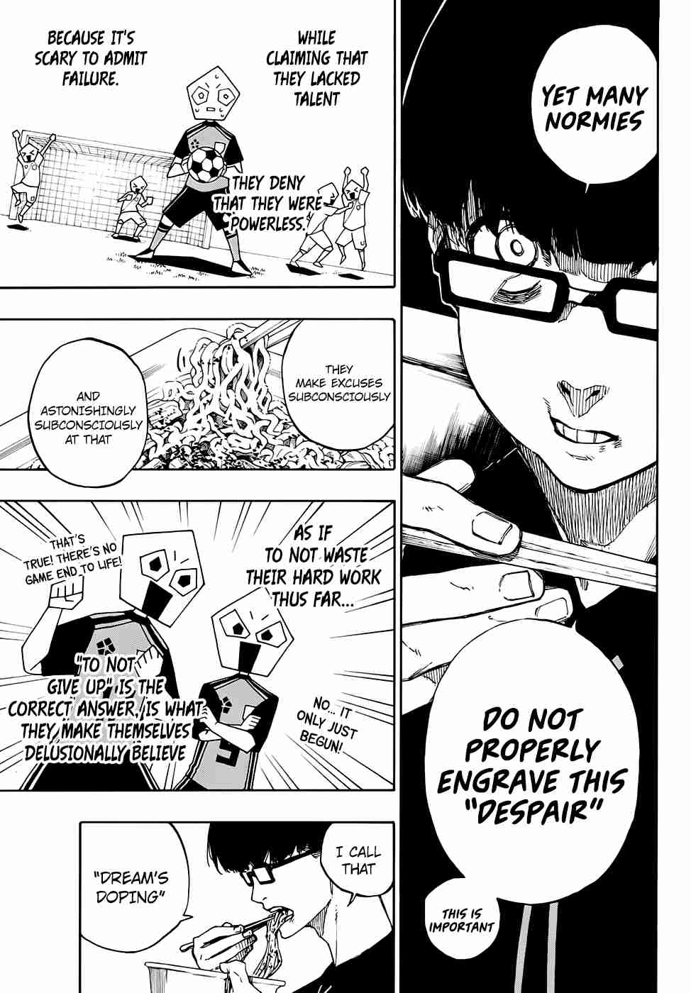 Blue Lock Vol. 8 Ch. 67 The Talent to Despair