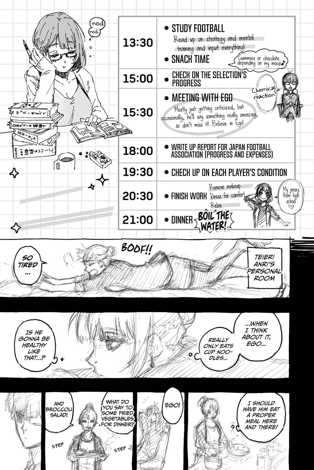 Blue Lock Vol. 8 Ch. 71.5 Teieri Anri's Blue Lock Diary