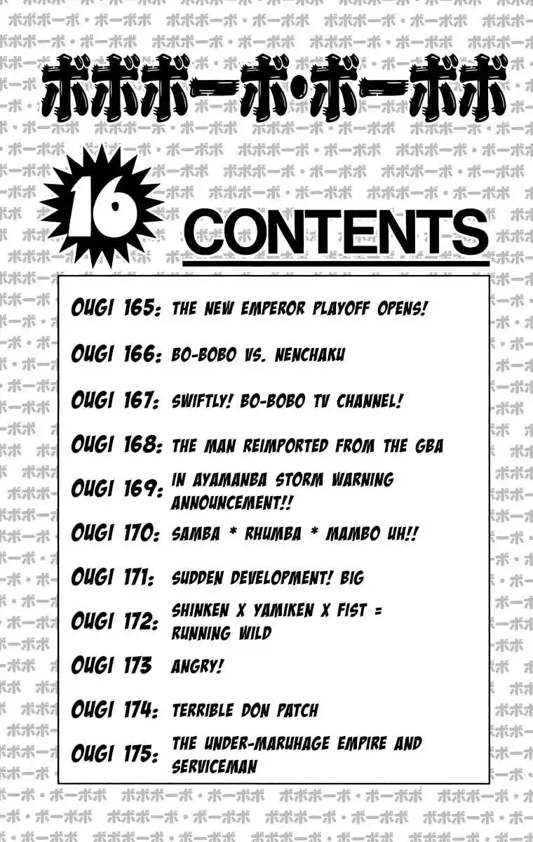 Bobobo bo Bo bobo Vol. 16 Ch. 165 The New Emperor Playoff Opens!