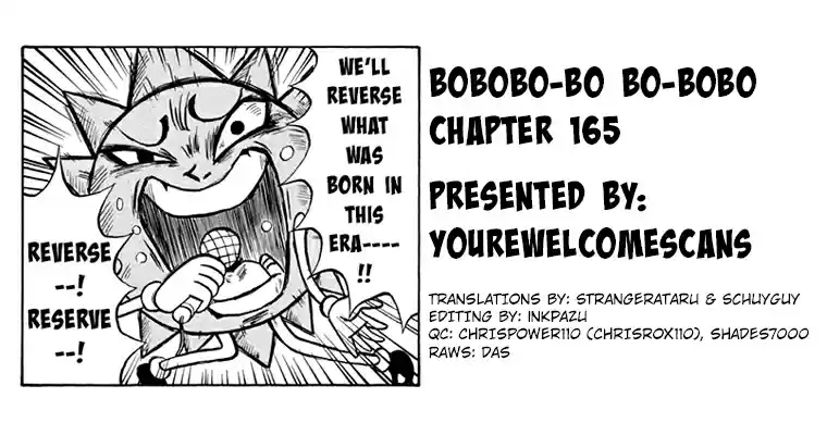 Bobobo bo Bo bobo Vol. 16 Ch. 165 The New Emperor Playoff Opens!