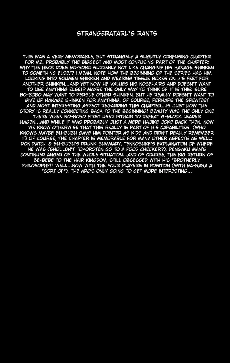 Bobobo bo Bo bobo Vol. 19 Ch. 203 Memory The Memorable Shinken