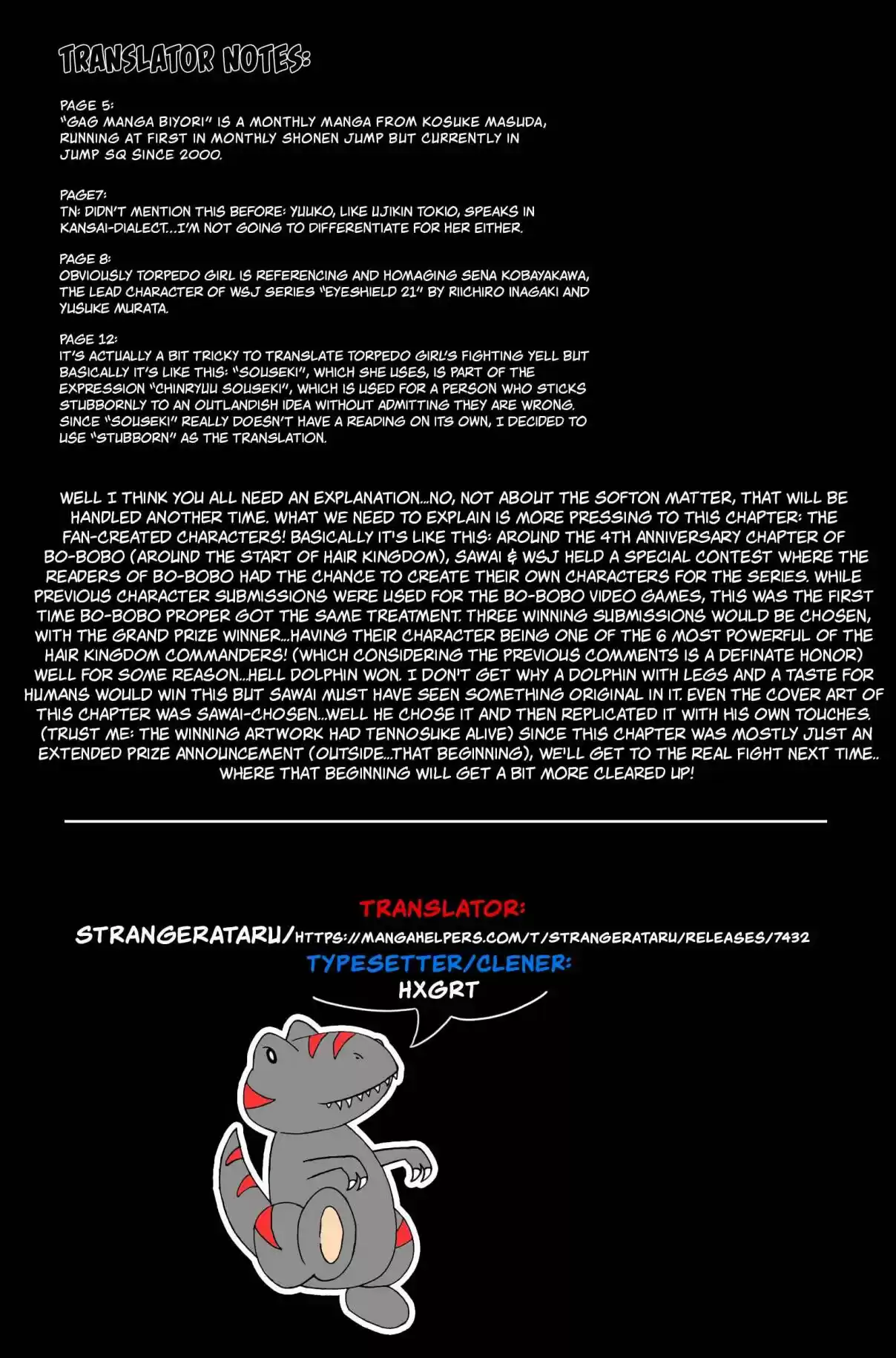 Bobobo bo Bo bobo Vol. 20 Ch. 209 A Spirited Sign