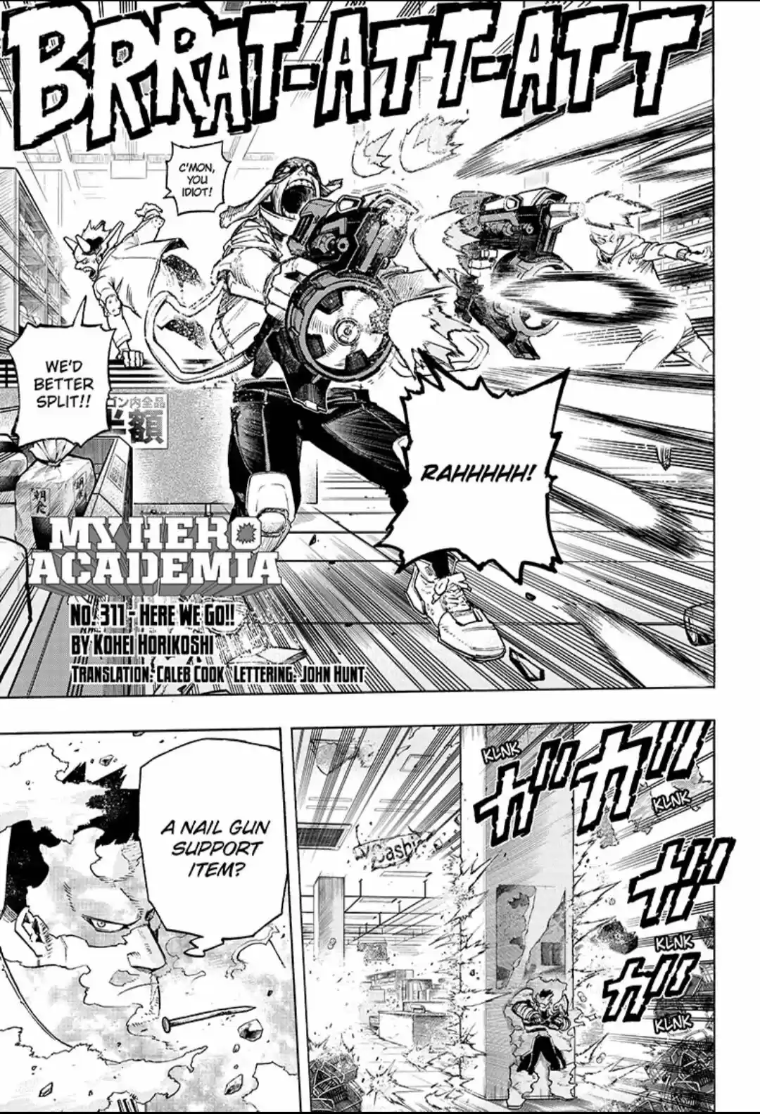 Boku No Hero Academia Chapter 311