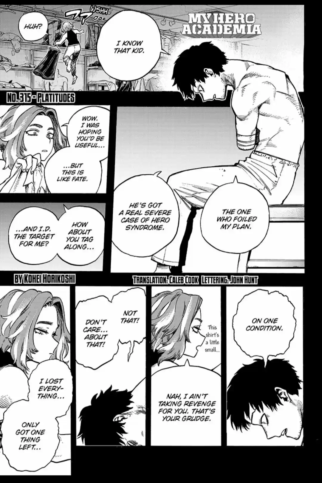 Boku No Hero Academia Chapter 315