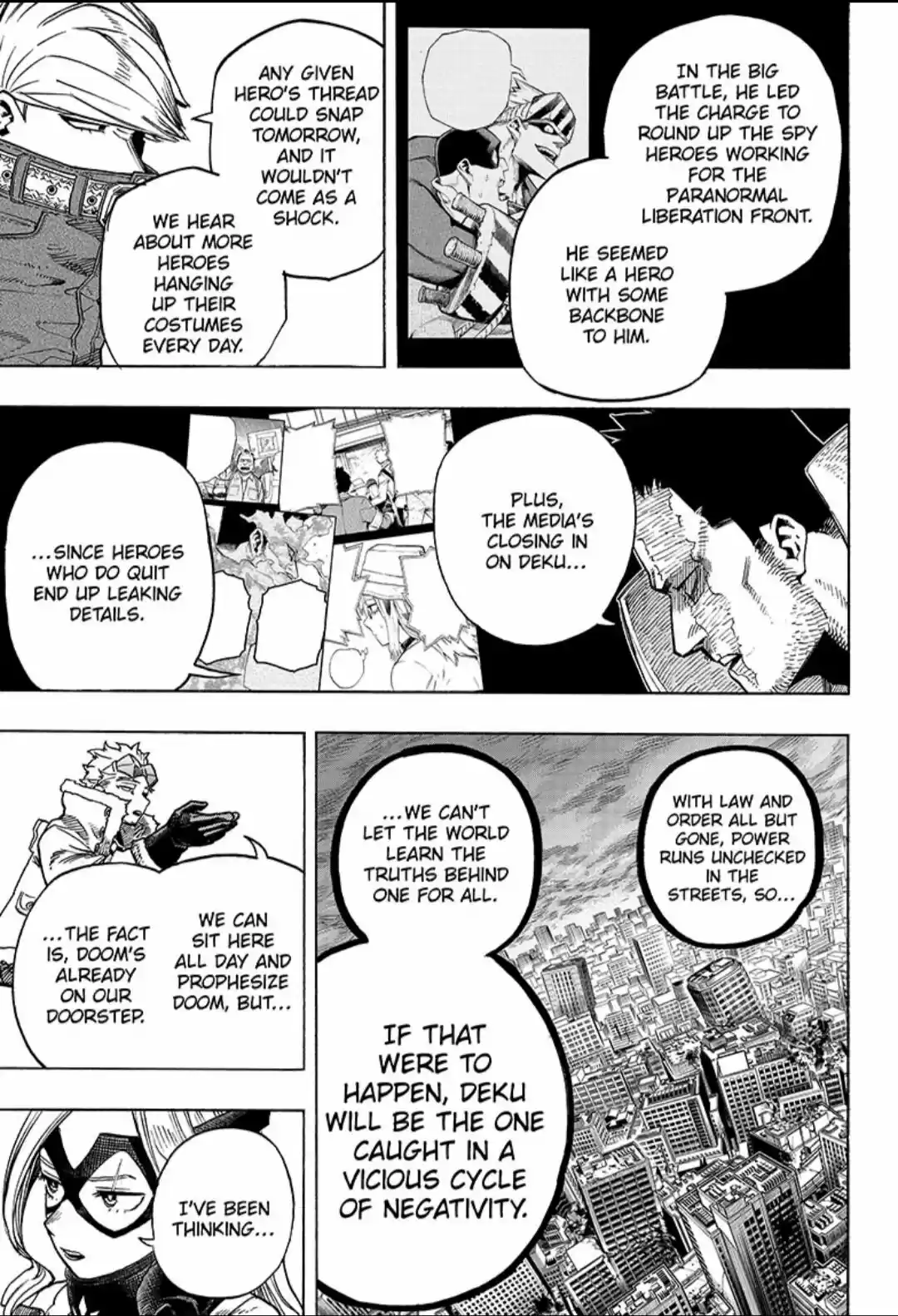 Boku No Hero Academia Chapter 317