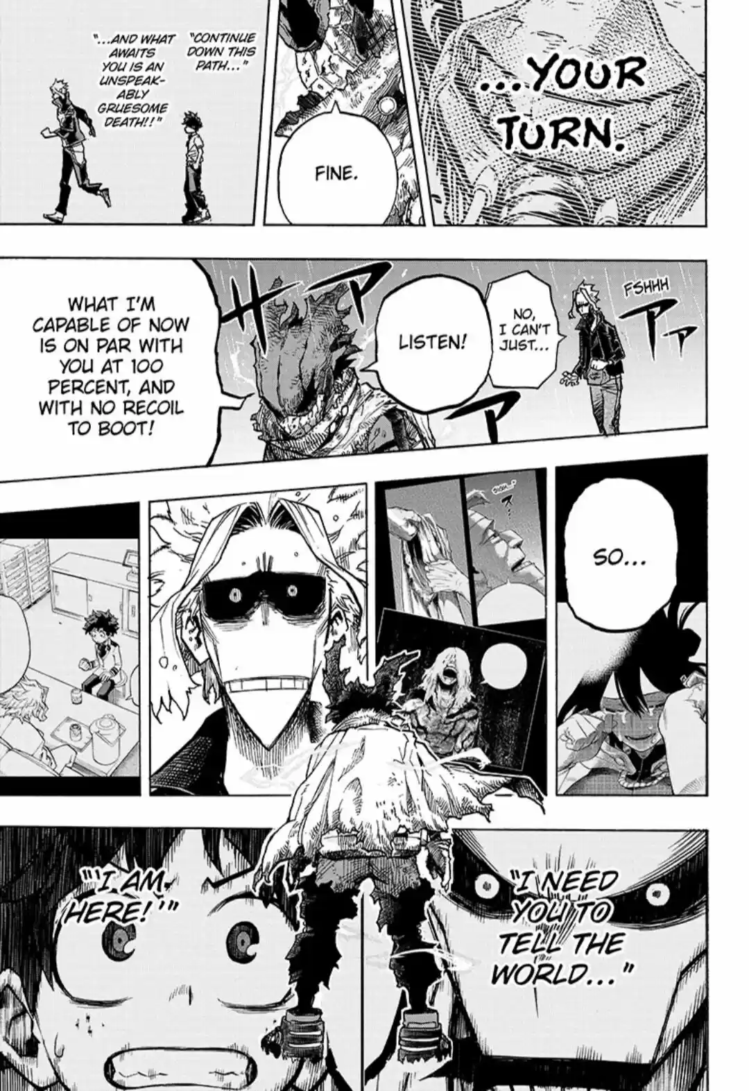 Boku No Hero Academia Chapter 317