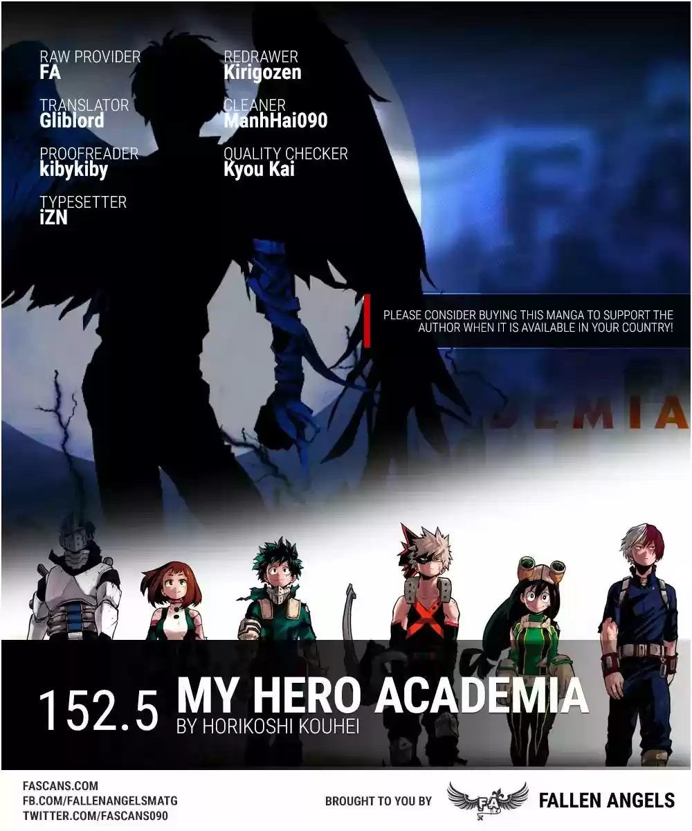 Boku no Hero Academia Vol.TBD Chapter 152.5: