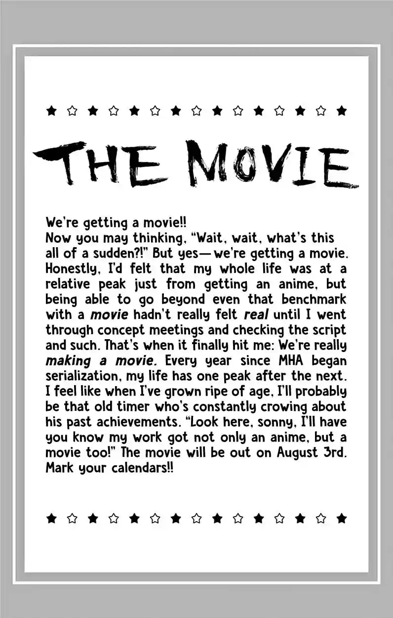 Boku no Hero Academia Vol.TBD Chapter 167.5: