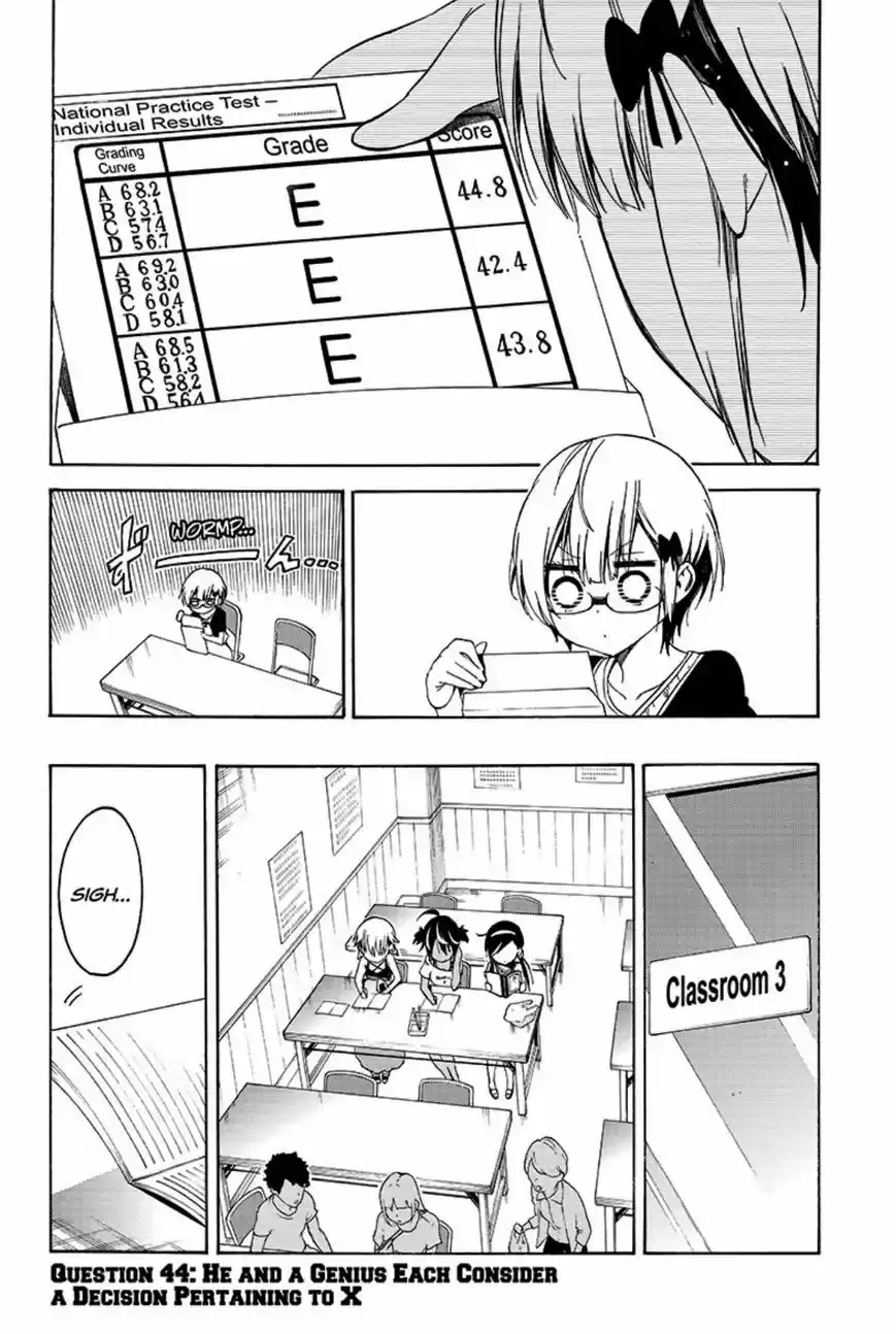 Bokutachi wa Benkyou ga Dekinai ch.044