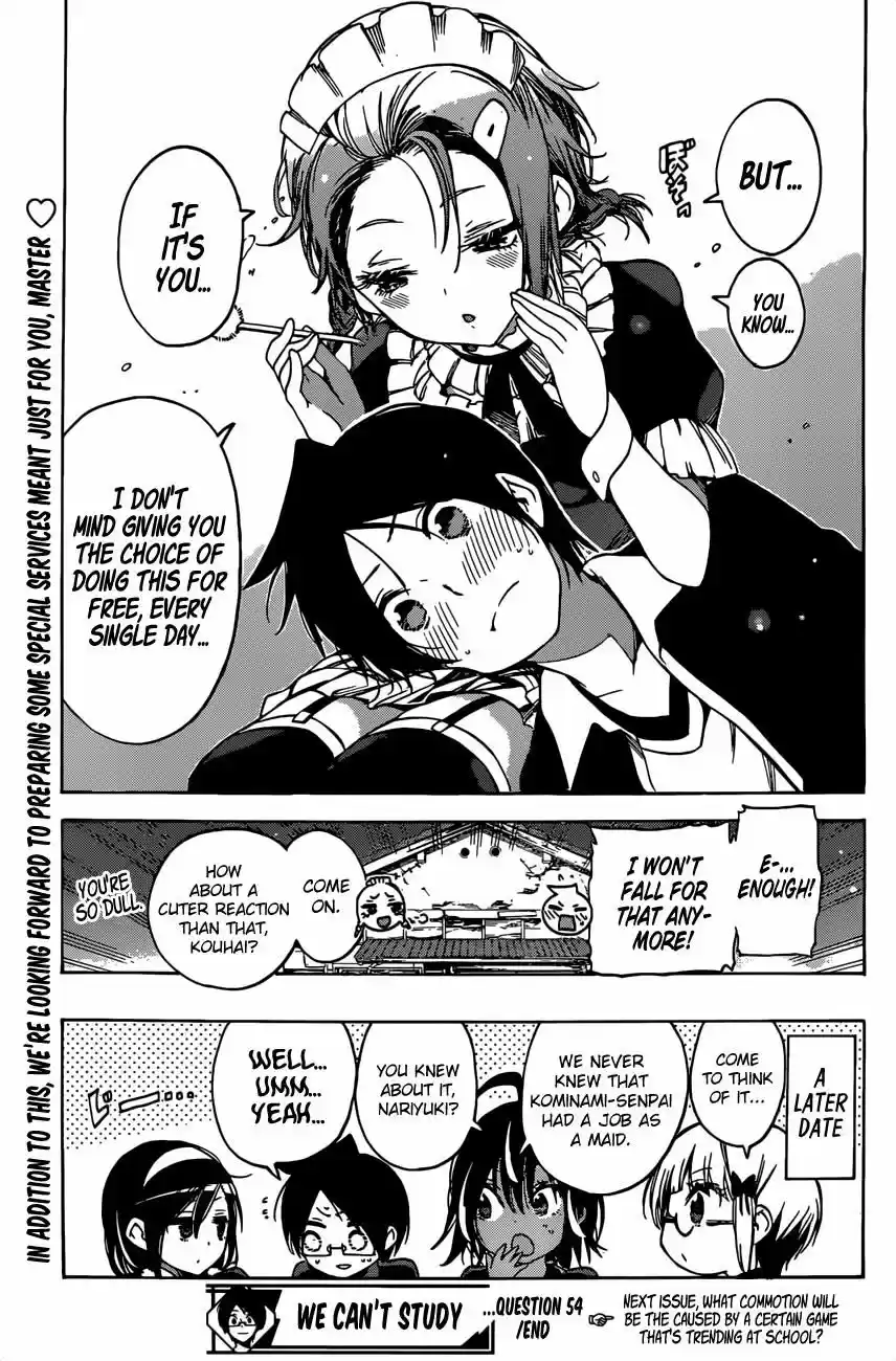 Bokutachi wa Benkyou ga Dekinai ch.054