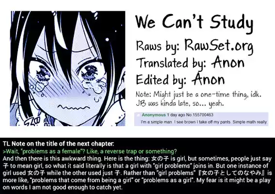 Bokutachi wa Benkyou ga Dekinai ch.10