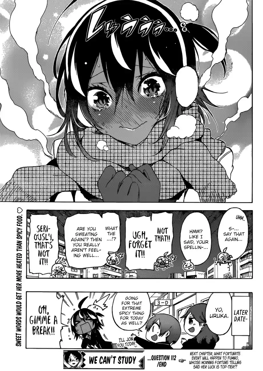 Bokutachi wa Benkyou ga Dekinai ch.112