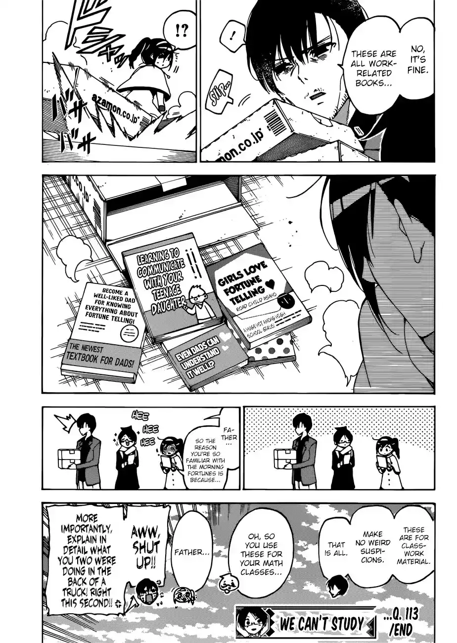 Bokutachi wa Benkyou ga Dekinai ch.113