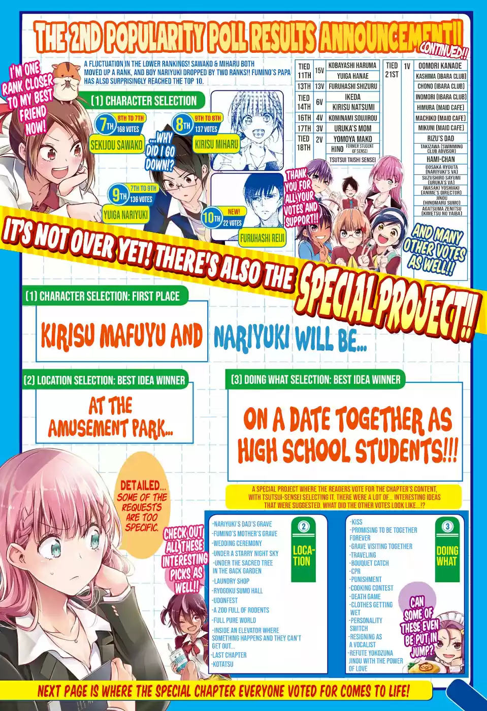 Bokutachi wa Benkyou ga Dekinai ch.119