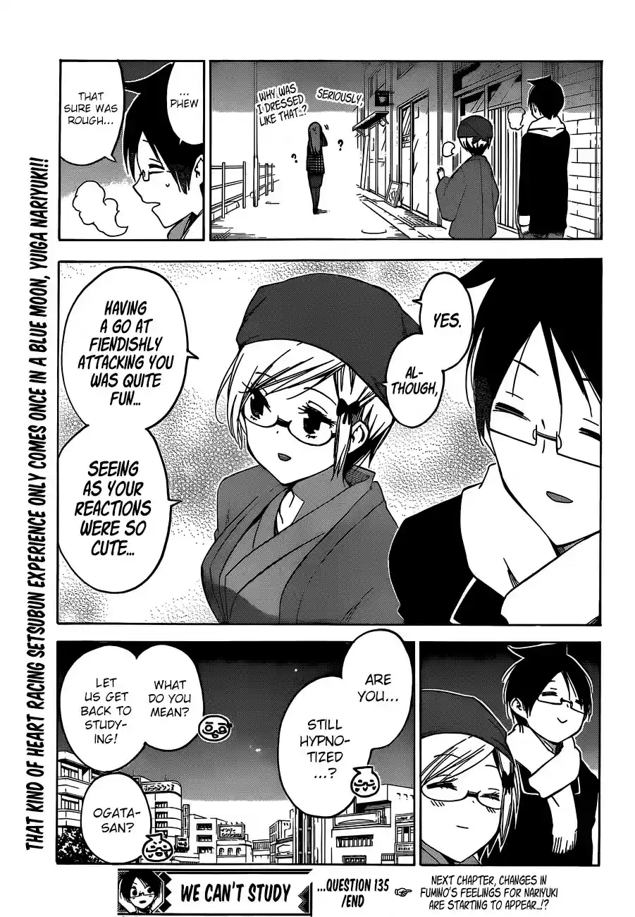Bokutachi wa Benkyou ga Dekinai ch.135