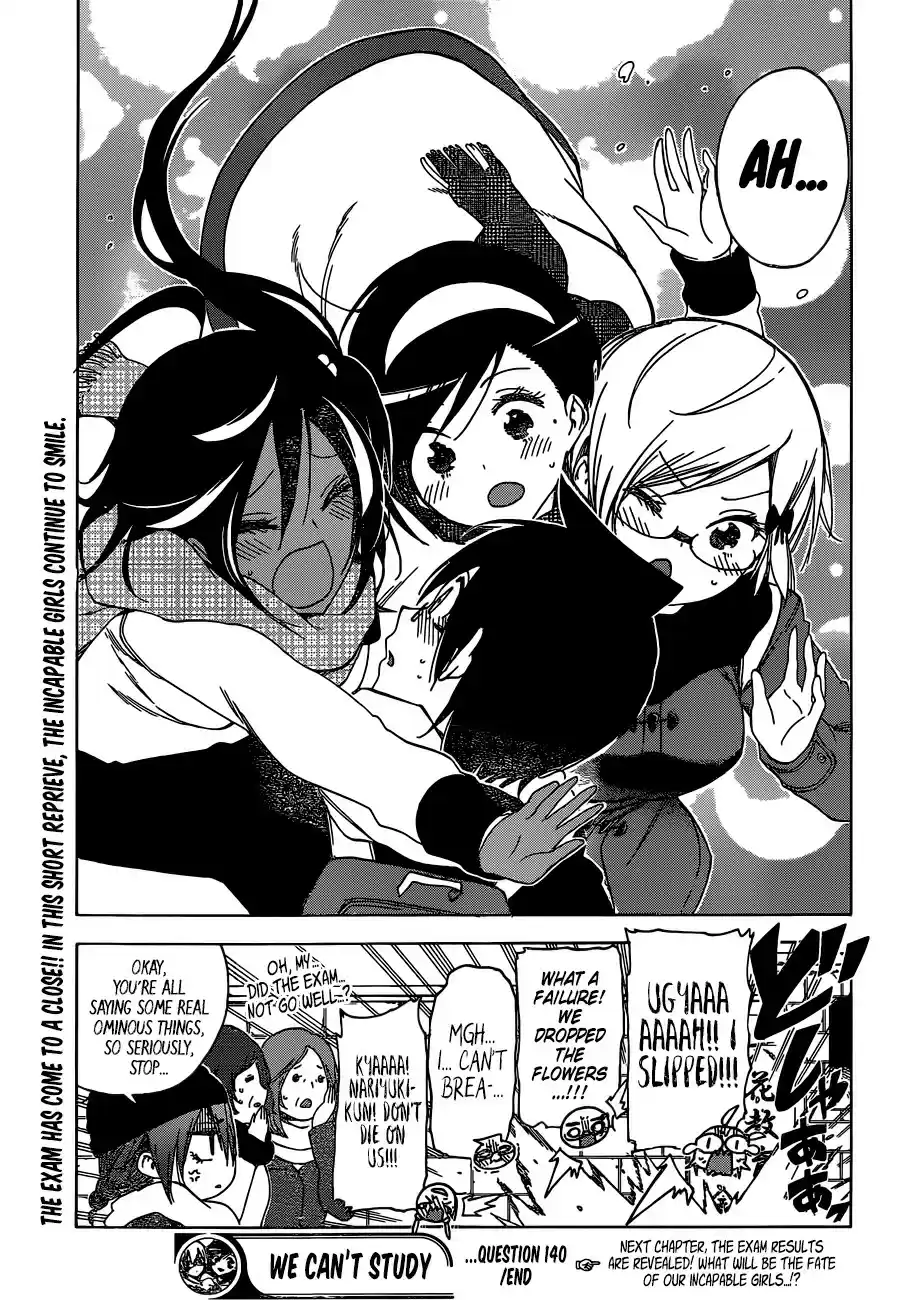 Bokutachi wa Benkyou ga Dekinai ch.140