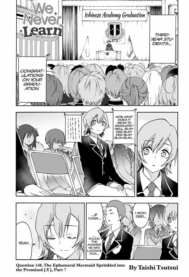 Bokutachi wa Benkyou ga Dekinai ch.148