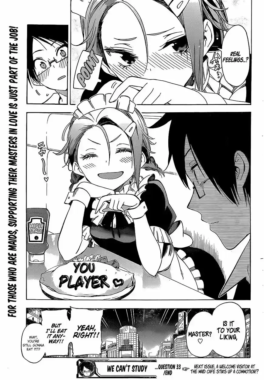 Bokutachi wa Benkyou ga Dekinai ch.33