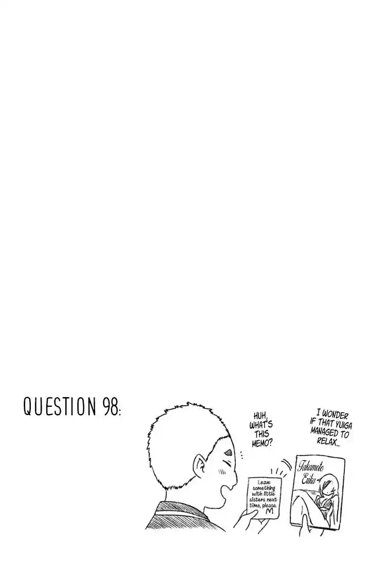 Bokutachi wa Benkyou ga Dekinai Chapter 105.5: