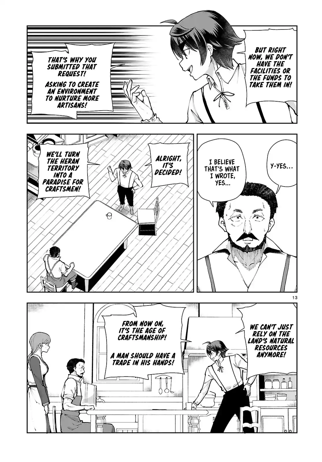 Botsuraku Yotei Nanode, Kajishokunin wo Mezasu 97