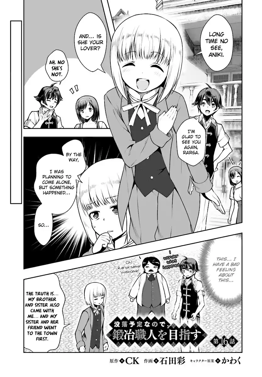 Botsuraku Yotei Nanode, Kajishokunin wo Mezasu Ch. 16