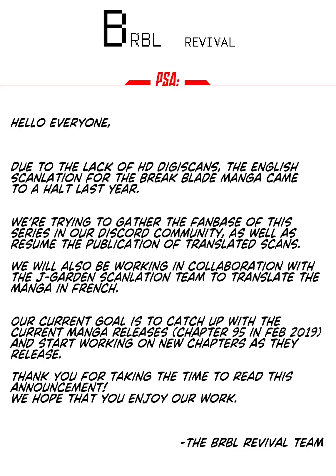 Break Blade Vol. 16 Ch. 89 The Stormy Corridor