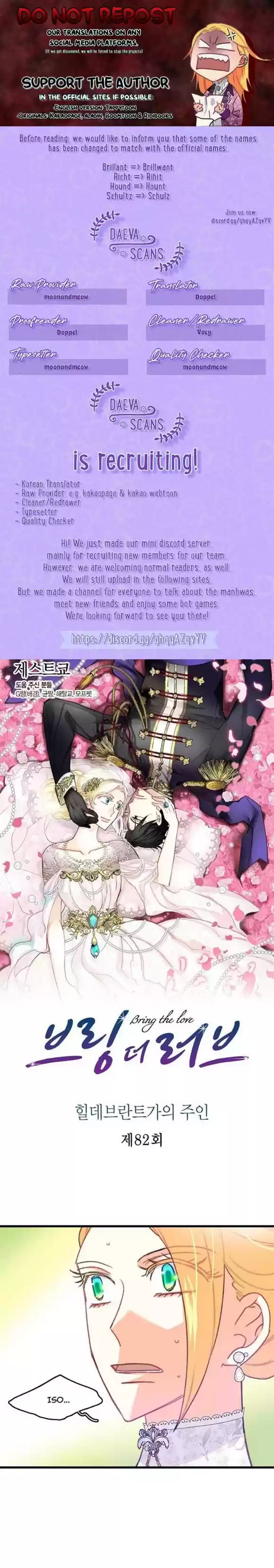 Bring The Love Chapter 82