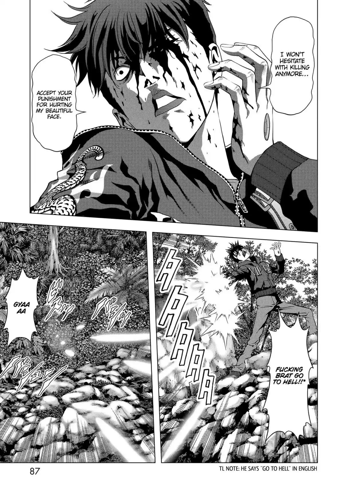 Btooom! Vol. 20 Ch. 95 The Weight of a Life