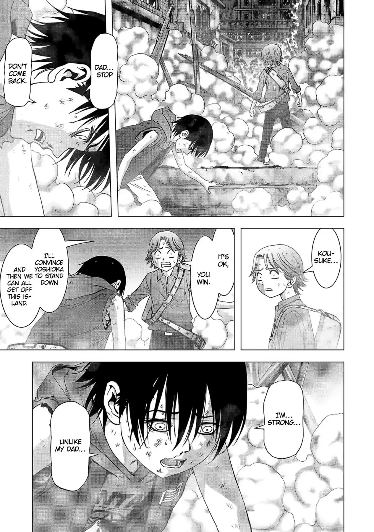 Btooom! Vol. 22 Ch. 104 Wishing for a Restart