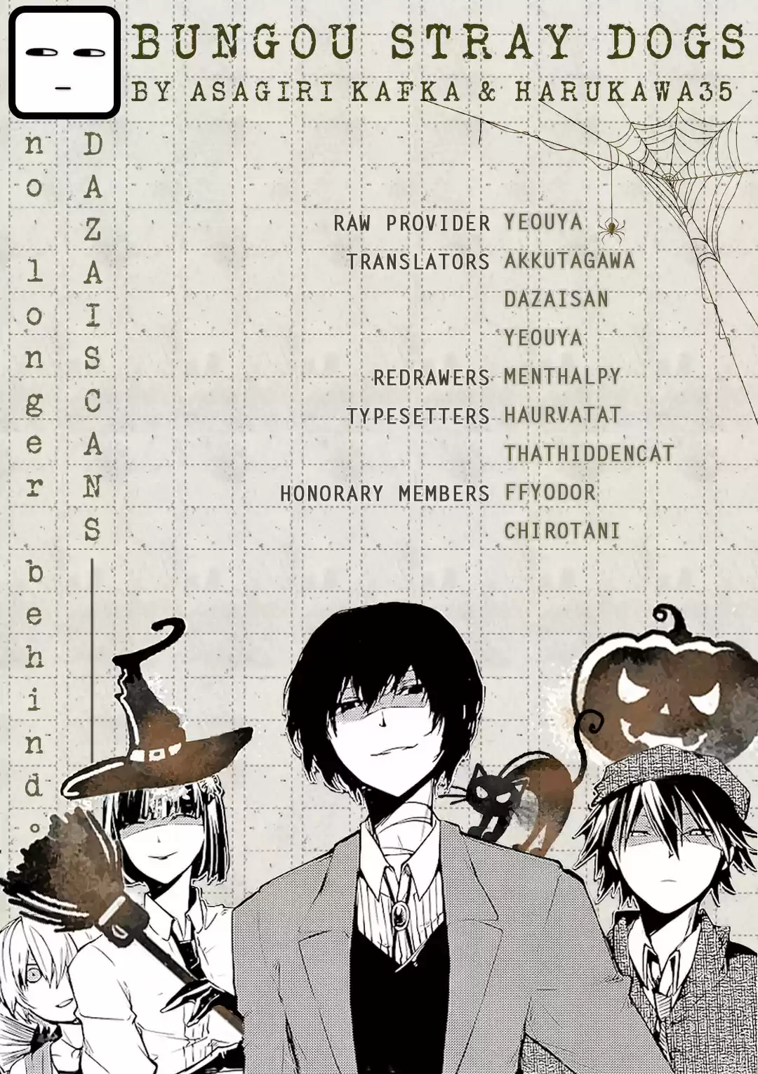 Bungo Stray Dogs Ch. 67 The Sorrow of Those Without Wings