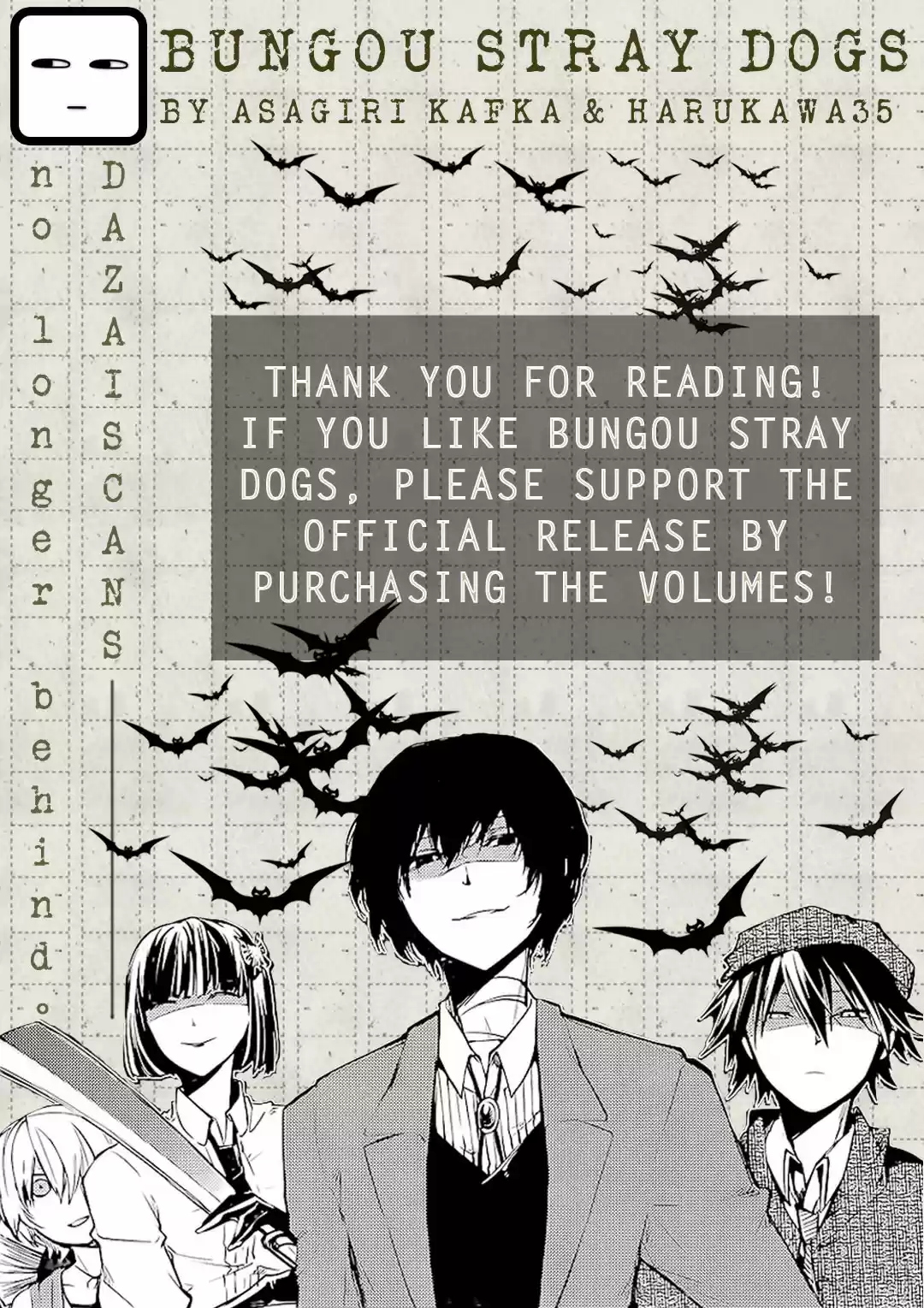 Bungo Stray Dogs Ch. 67 The Sorrow of Those Without Wings