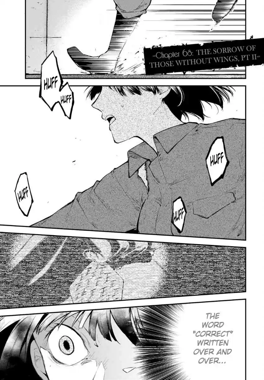 Bungo Stray Dogs Ch. 68 The Sorrow of Those Without Wings Part 2
