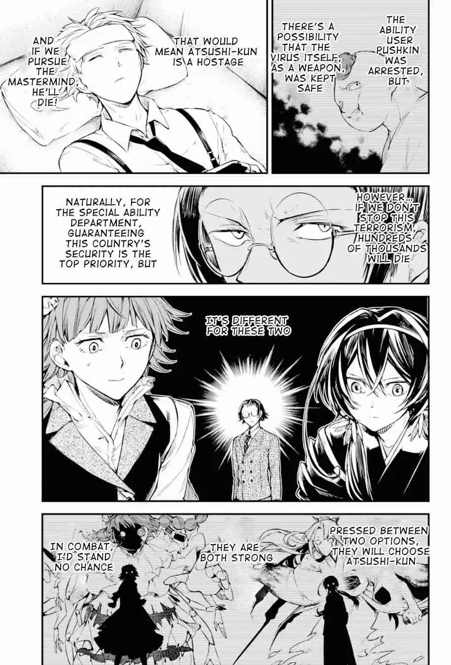 Bungo Stray Dogs Ch. 78 To Threaten God, Part 1