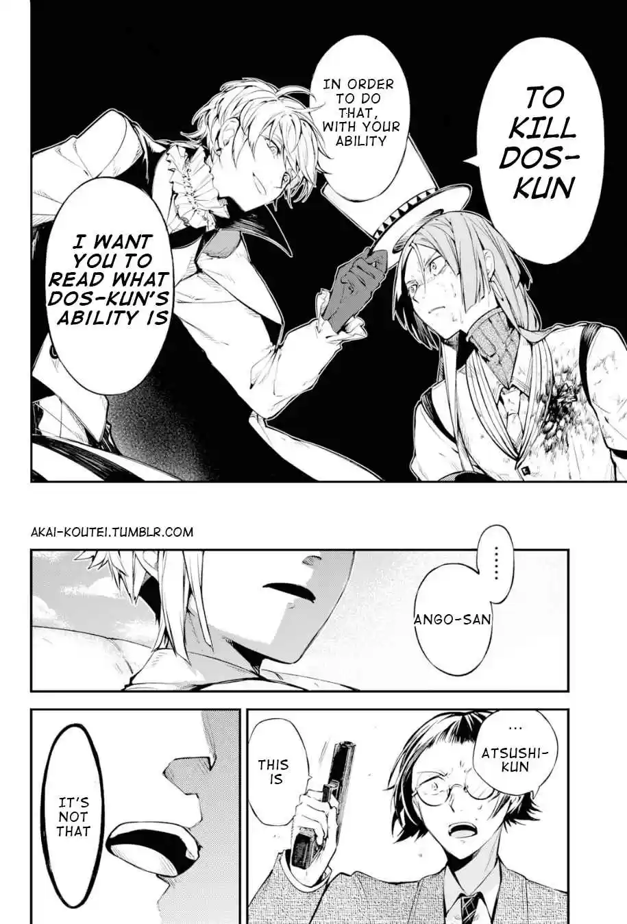 Bungo Stray Dogs Ch. 78 To Threaten God, Part 1