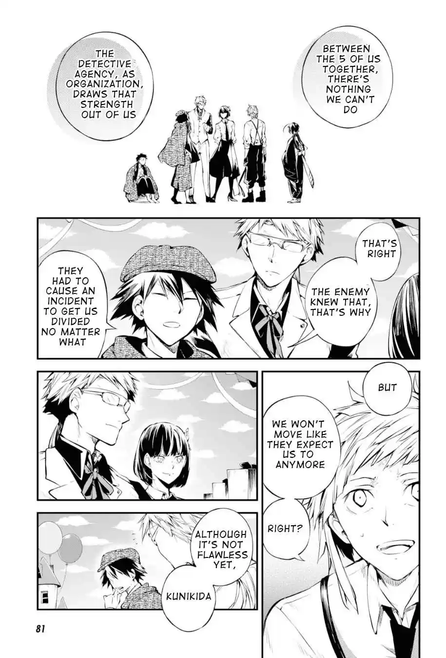 Bungo Stray Dogs Ch. 81 The Strongest Man, Final Part