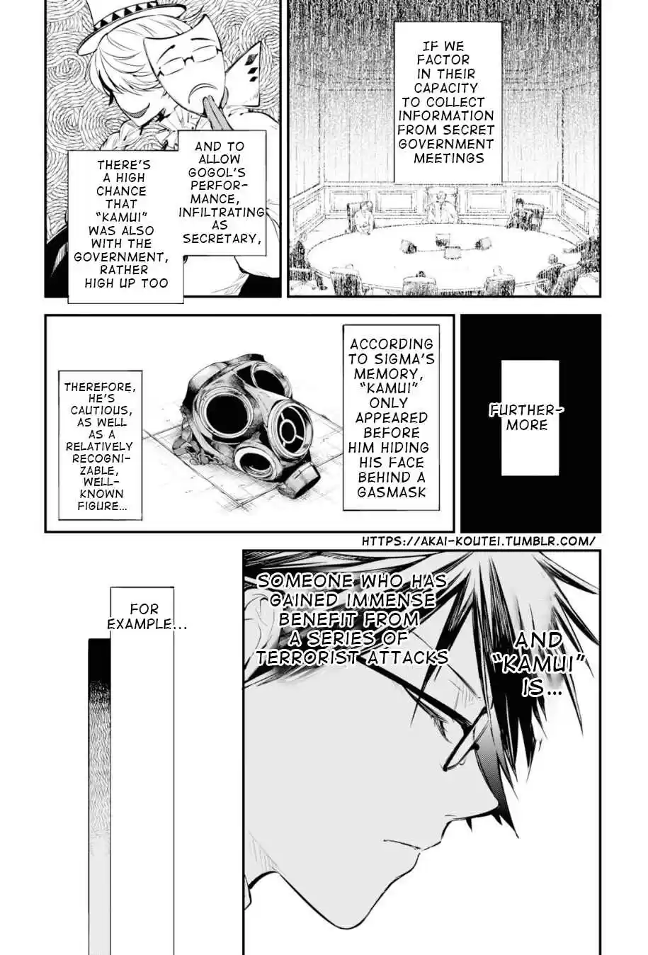 Bungo Stray Dogs Ch. 83 Towards the Full Answer, Part 1
