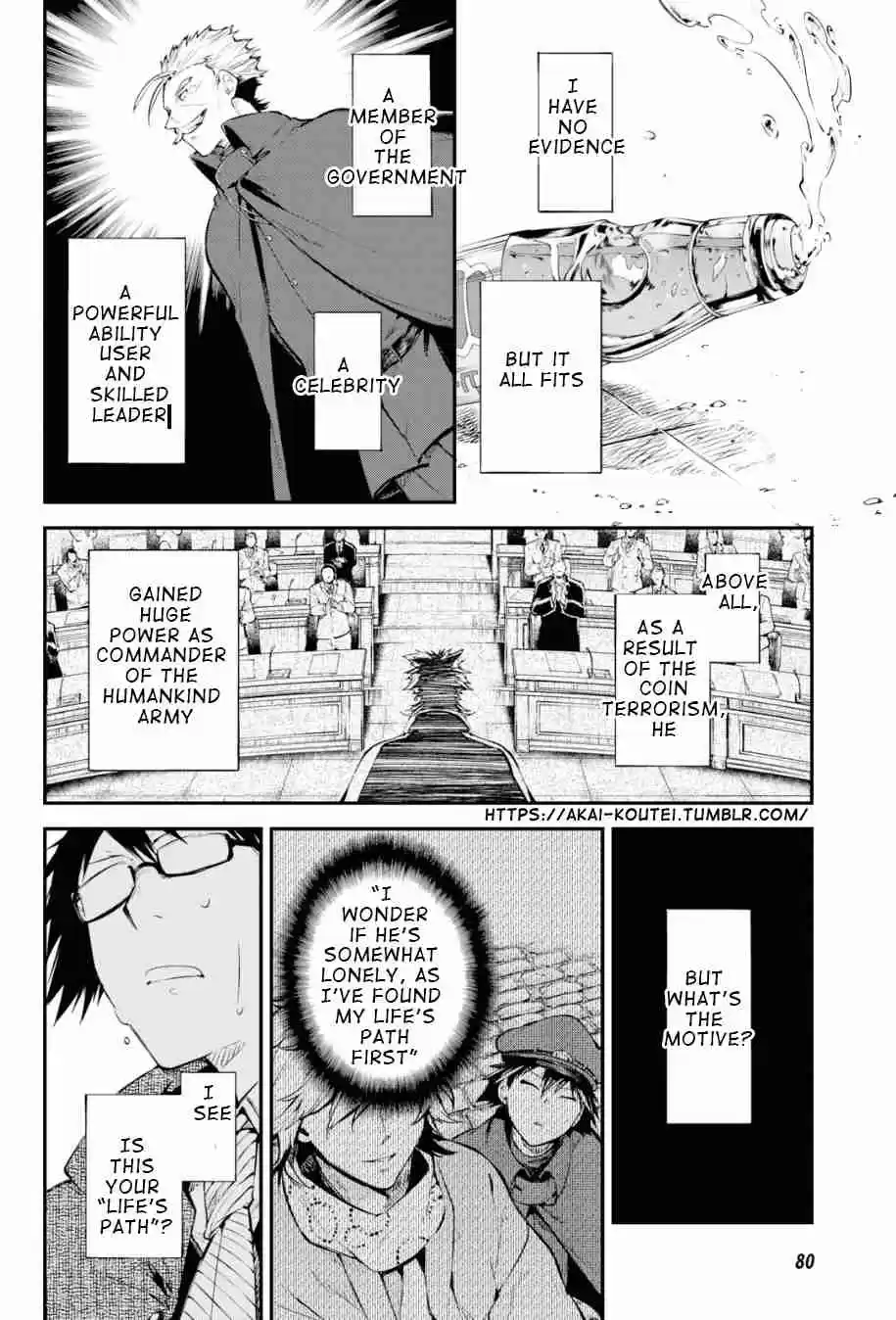 Bungo Stray Dogs Ch. 83 Towards the Full Answer, Part 1