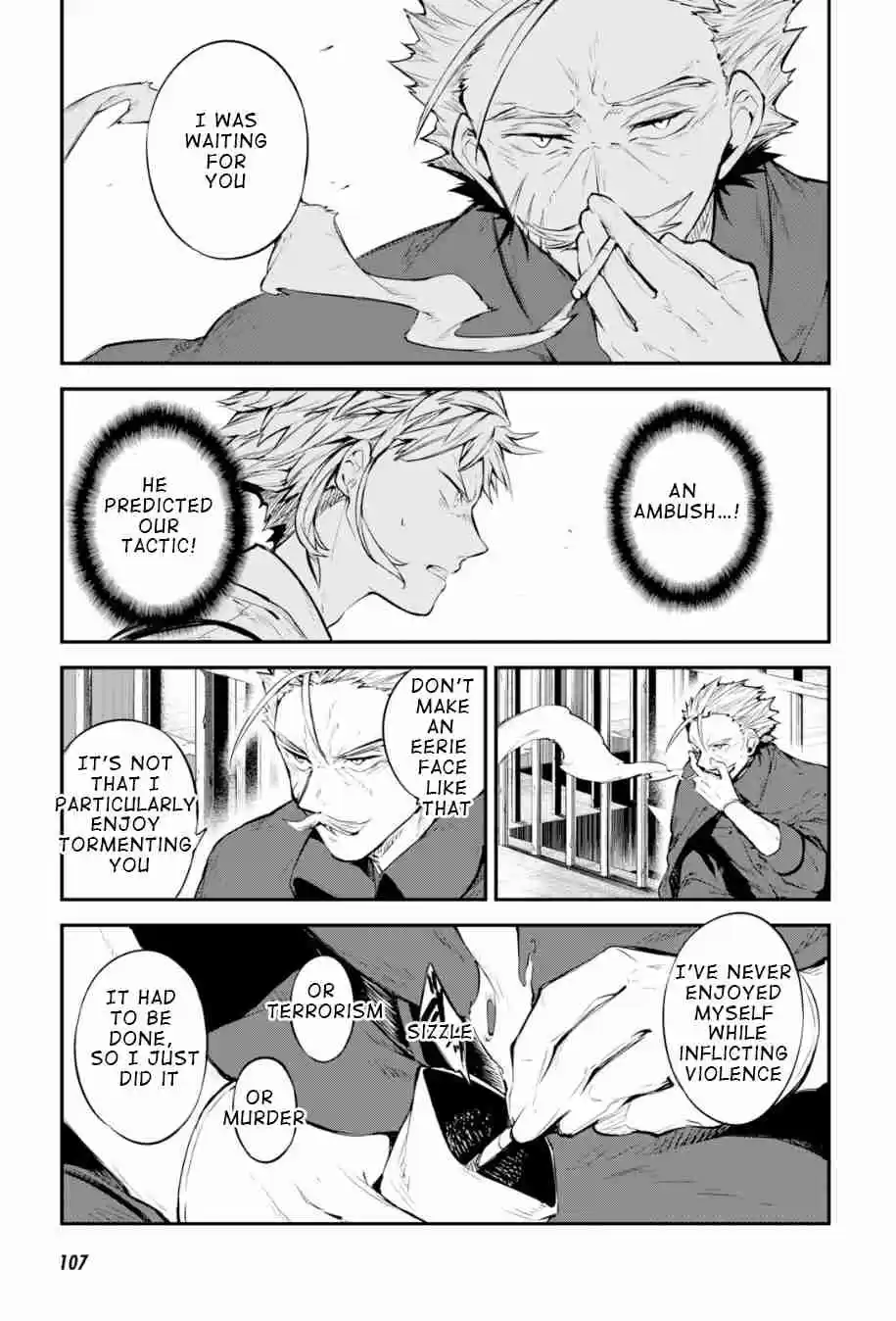 Bungo Stray Dogs Ch. 84.5 Hero VS Criminal