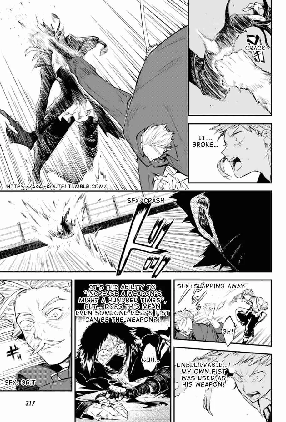 Bungo Stray Dogs Ch. 86 Hero VS. Criminal, Part 3