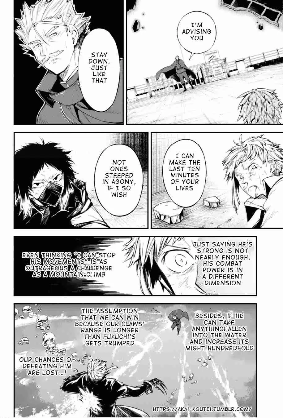 Bungo Stray Dogs Ch. 86 Hero VS. Criminal, Part 3