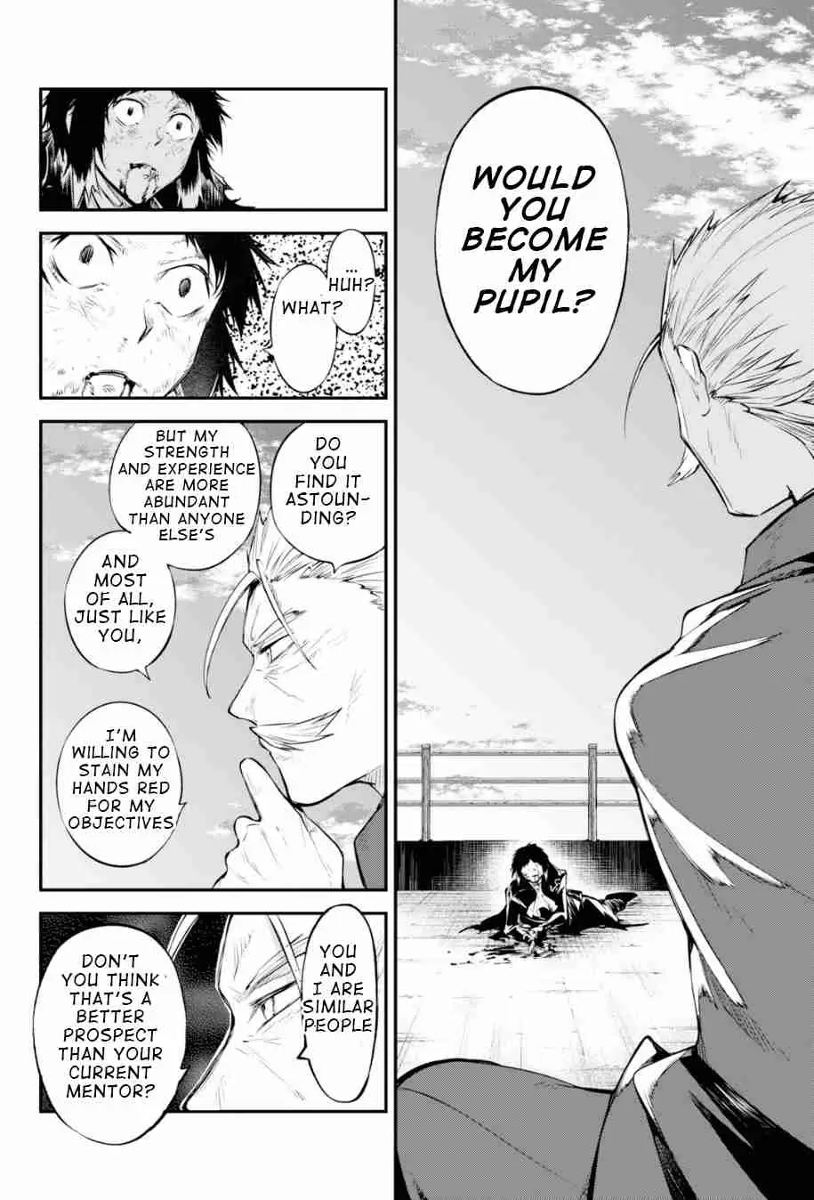 Bungo Stray Dogs Ch. 86 Hero VS. Criminal, Part 3