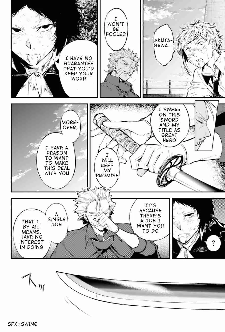 Bungo Stray Dogs Ch. 86 Hero VS. Criminal, Part 3